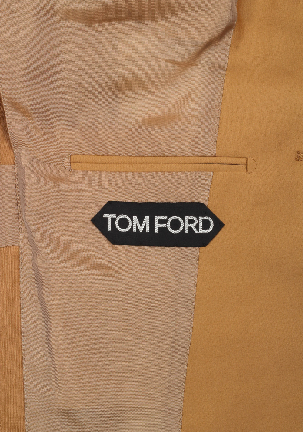 TOM FORD Atticus Sand Suit Size 46 / 36R U.S. In Cotton Linen | Costume Limité