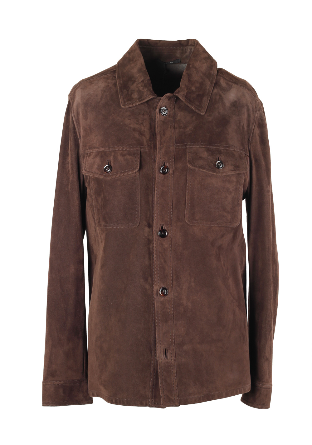 TOM FORD Leather Lambskin Suede Shirt Jacket Coat Size 50 / 40R U.S ...