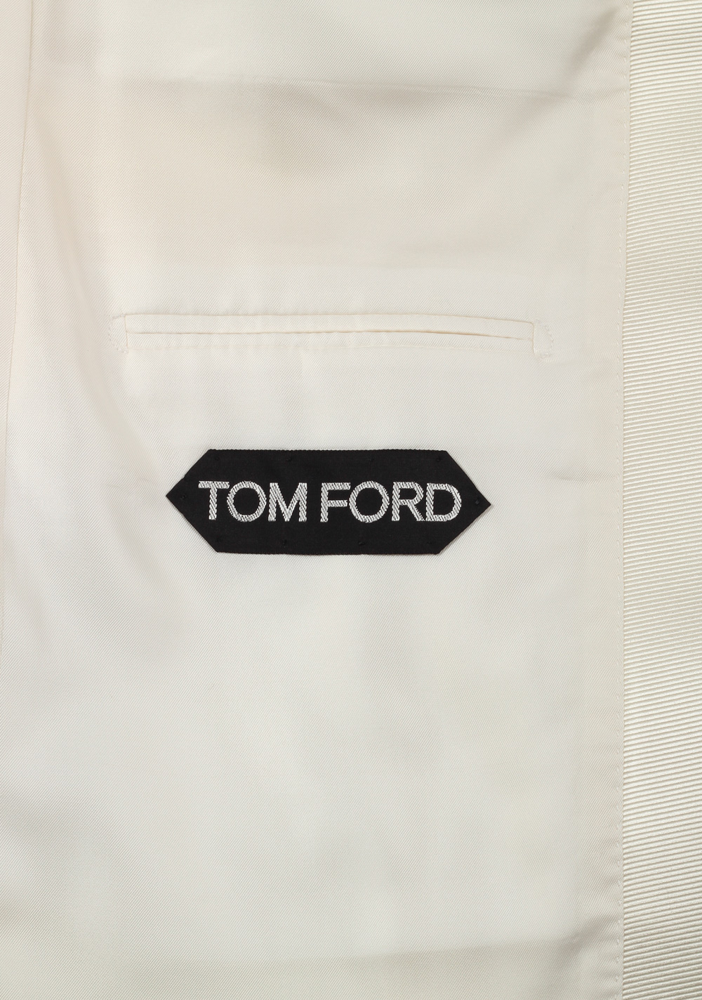 TOM FORD Shelton Ivory Sport Coat Tuxedo Dinner Jacket Size 52 / 52R U.S. | Costume Limité