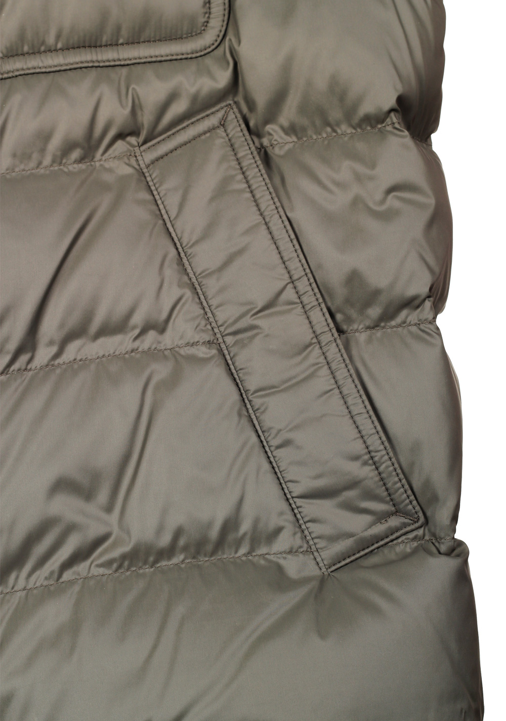 TOM FORD Taupe Quilted Shell Down Gilet Vest Size 48 / 38R U.S ...