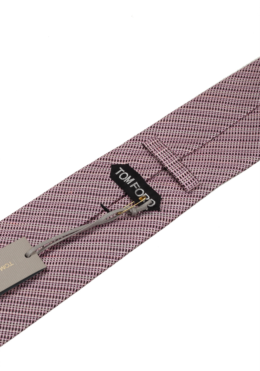 TOM FORD Patterned Pink Tie In Silk | Costume LimitÃ©
