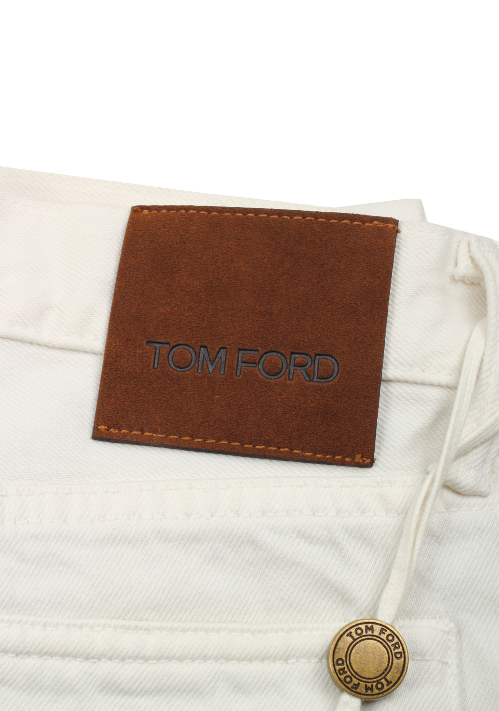 TOM FORD Slim Off White Jeans TFD001 | Costume Limité