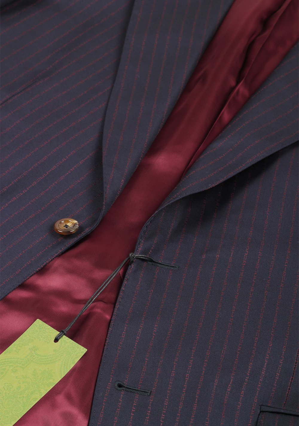 Gucci Blue Red Striped Signature Suit | Costume Limité