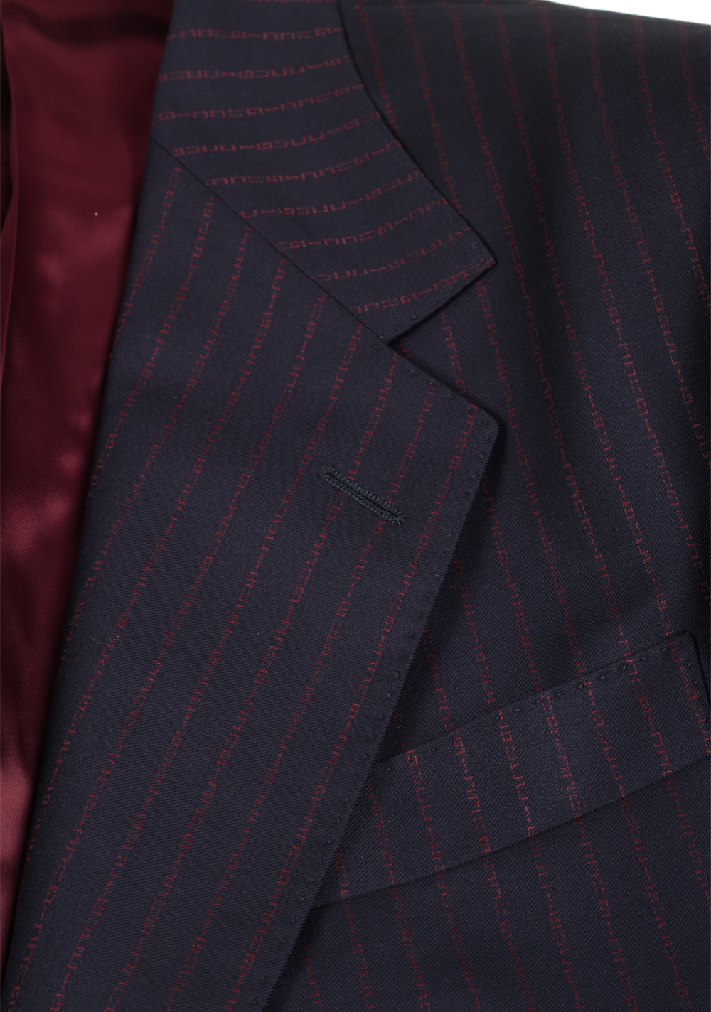 Gucci Blue Red Striped Signature Suit | Costume Limité