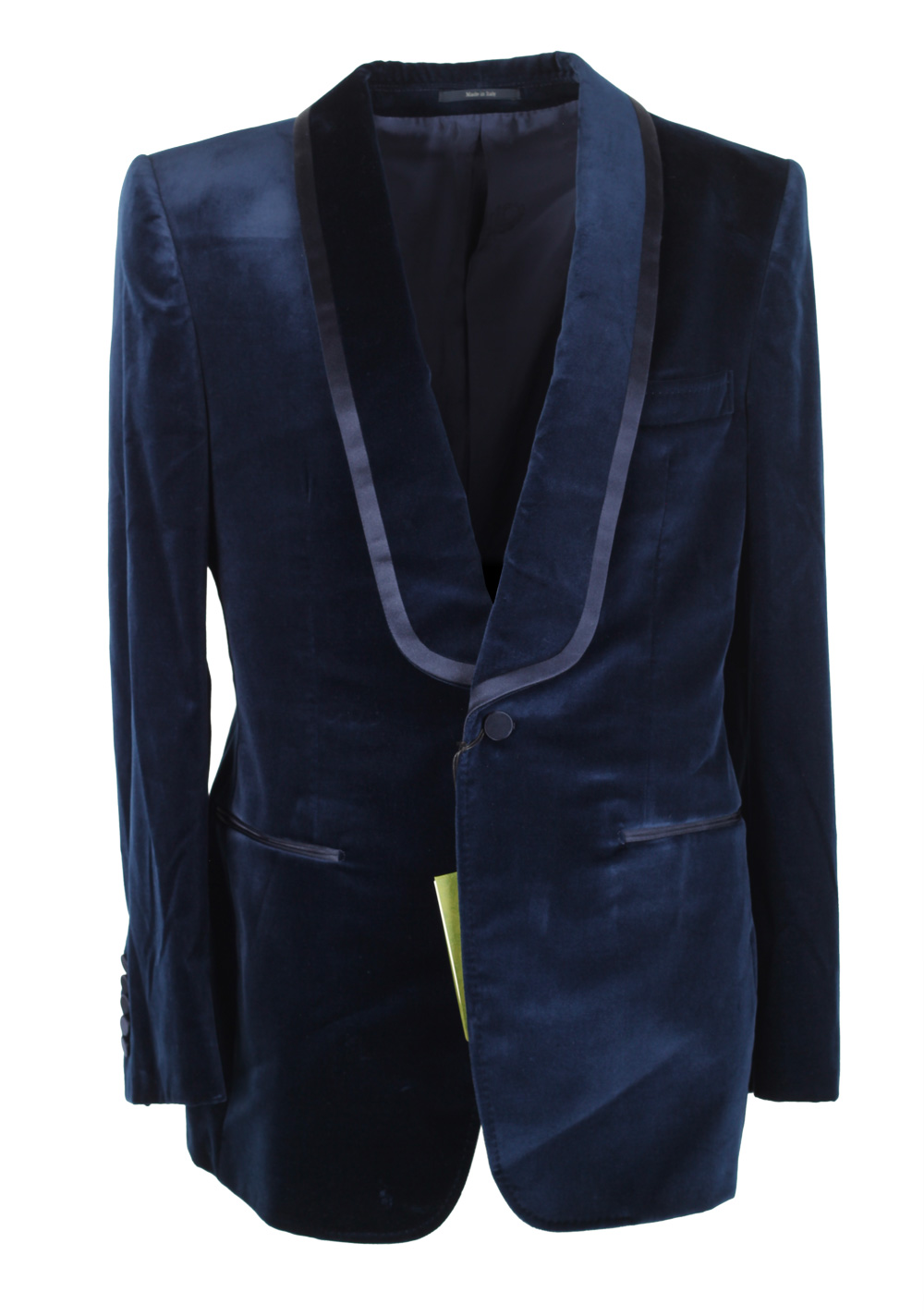 Gucci Blue Signature Cocktail Dinner Jacket Size 52 / 42R U.S. | Costume Limité