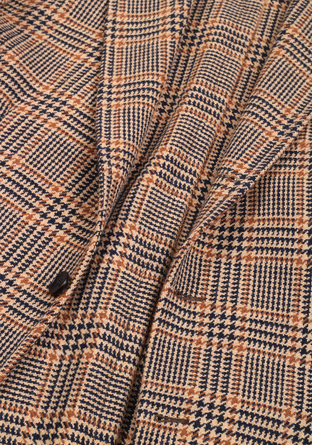 Sartorio By Kiton Brown Checked Sport Coat Size 56 / 46R U.S. In Wool | Costume Limité