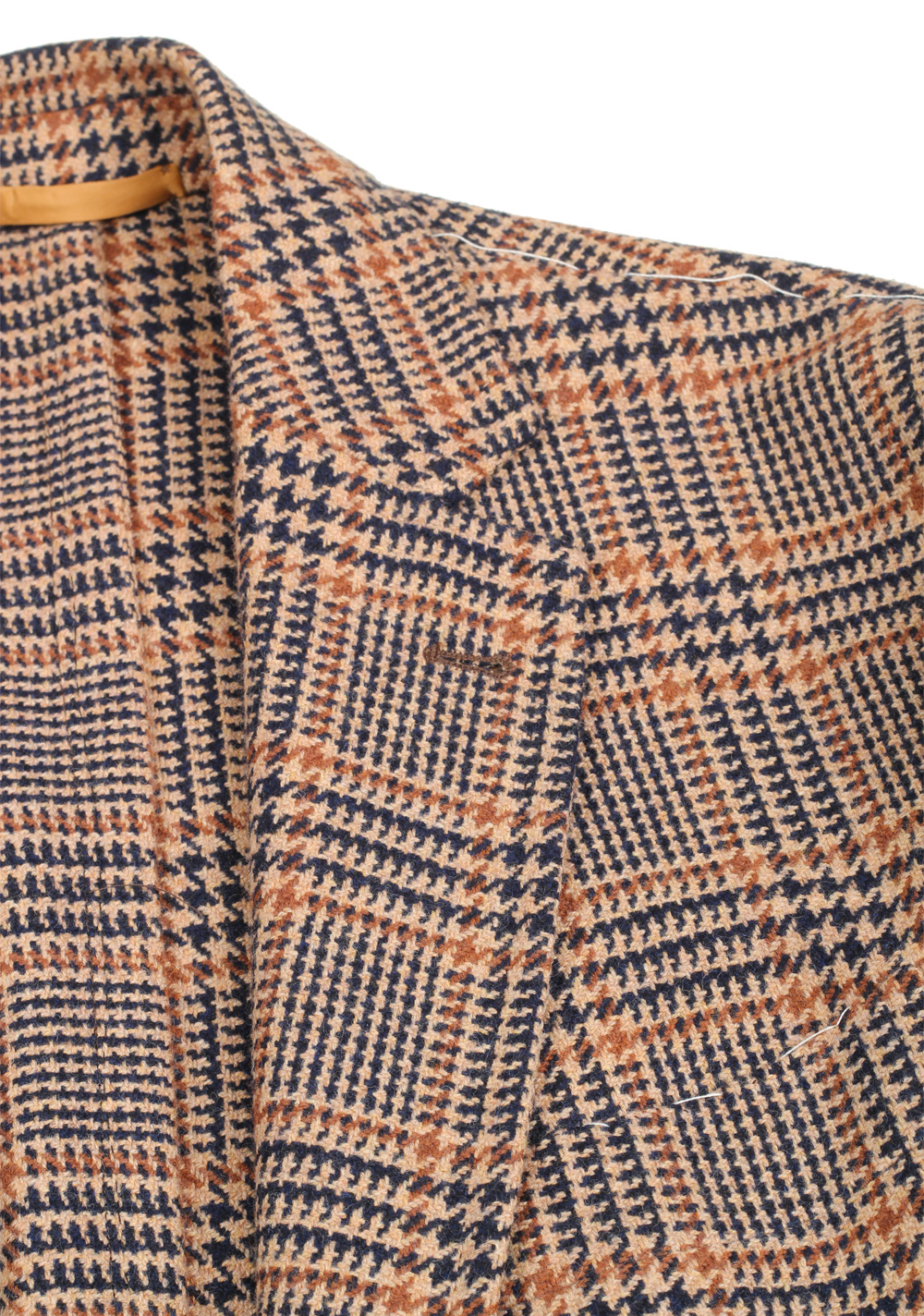 Sartorio By Kiton Brown Checked Sport Coat Size 56 / 46R U.S. In Wool | Costume Limité