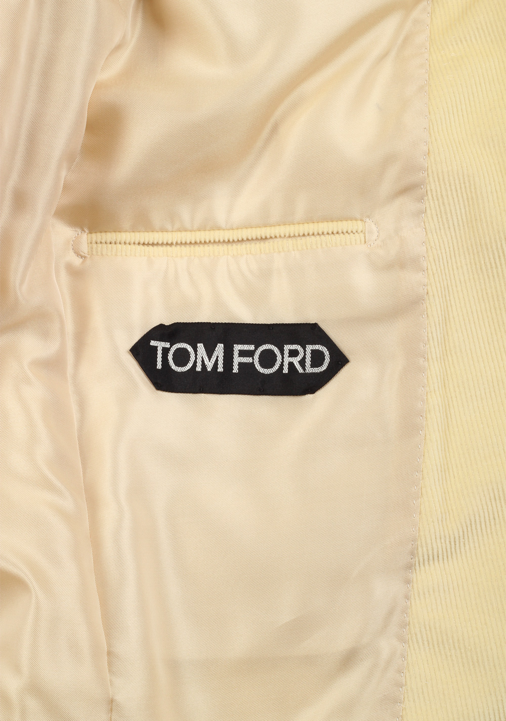 TOM FORD Atticus Sand Corduroy Suit Size 46 / 36R U.S. In Cotton Linen ...
