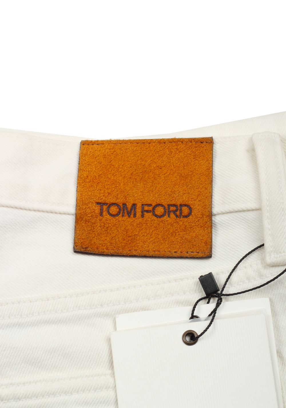 TOM FORD Off White Straight Fit Jeans TFD002 | Costume Limité