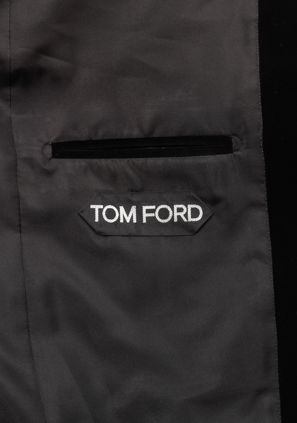 TOM FORD Shelton Black Sport Coat Velvet Tuxedo Dinner Jacket Size 56 / 46R U.S. | Costume Limité