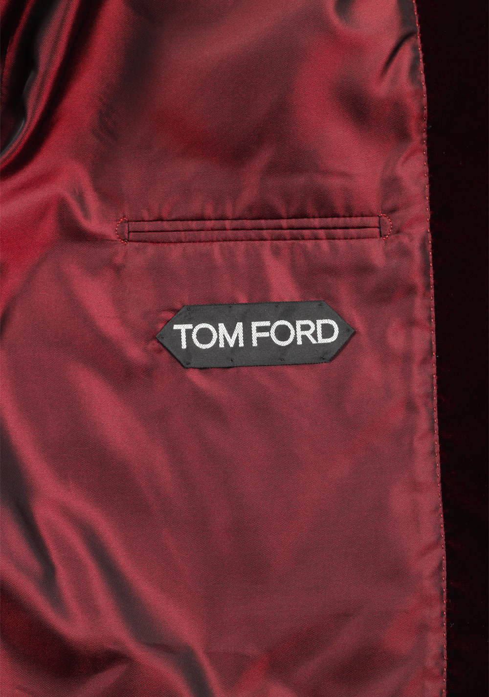 TOM FORD Shelton Velvet Red Sport Coat Tuxedo Dinner Jacket Size Size 62L / 52L U.S. | Costume Limité