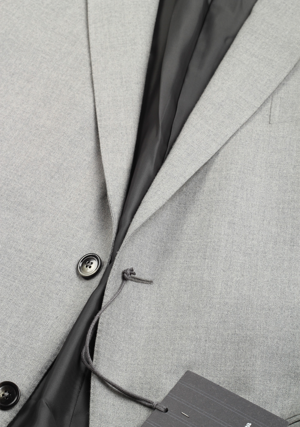 ZEGNA Milano Easy Gray 15 Milmil 15 Suit Size 56 / 46R U.S. | Costume Limité