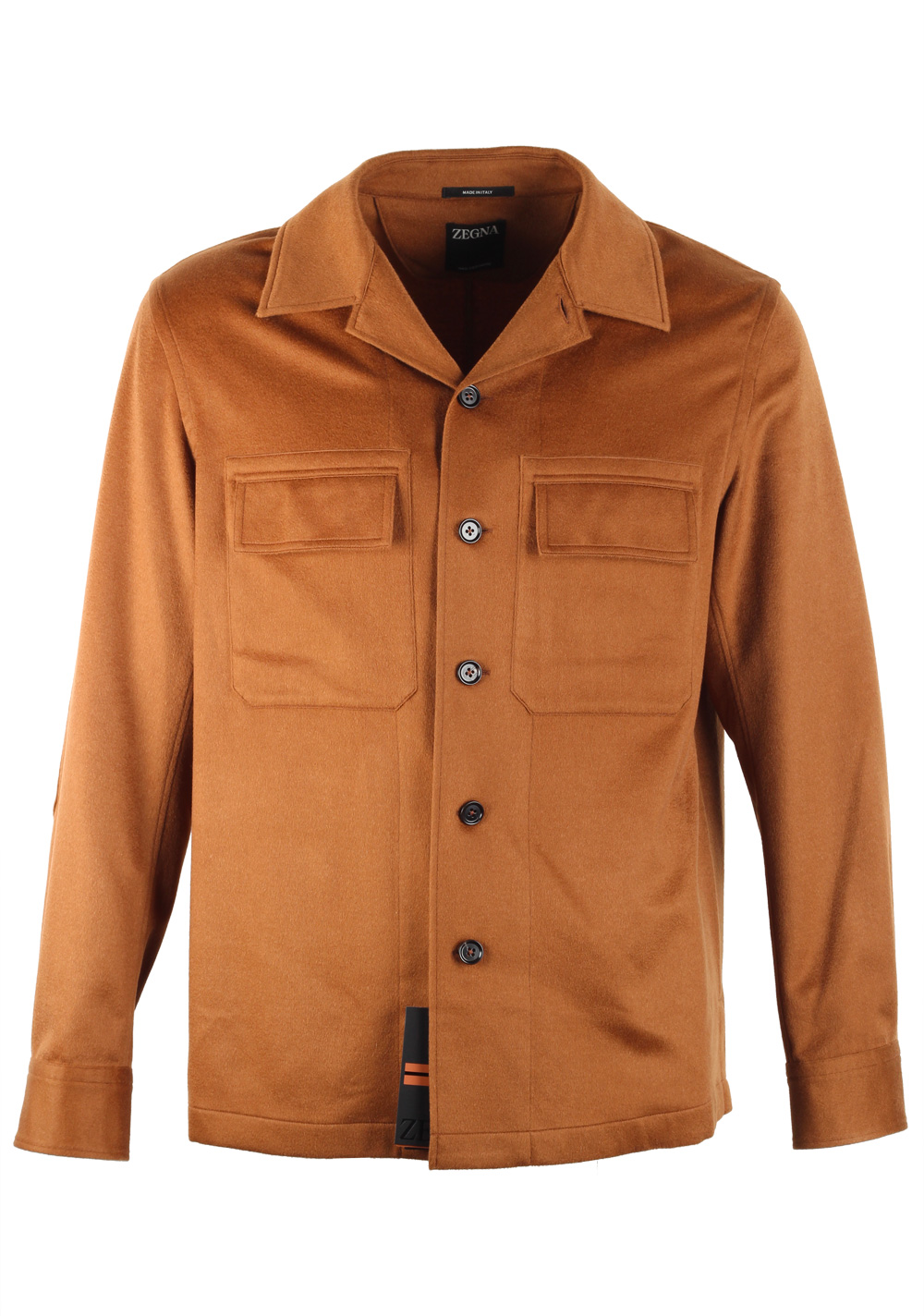 ZEGNA Brown Oasi Cashmere Overshirt | Costume Limité