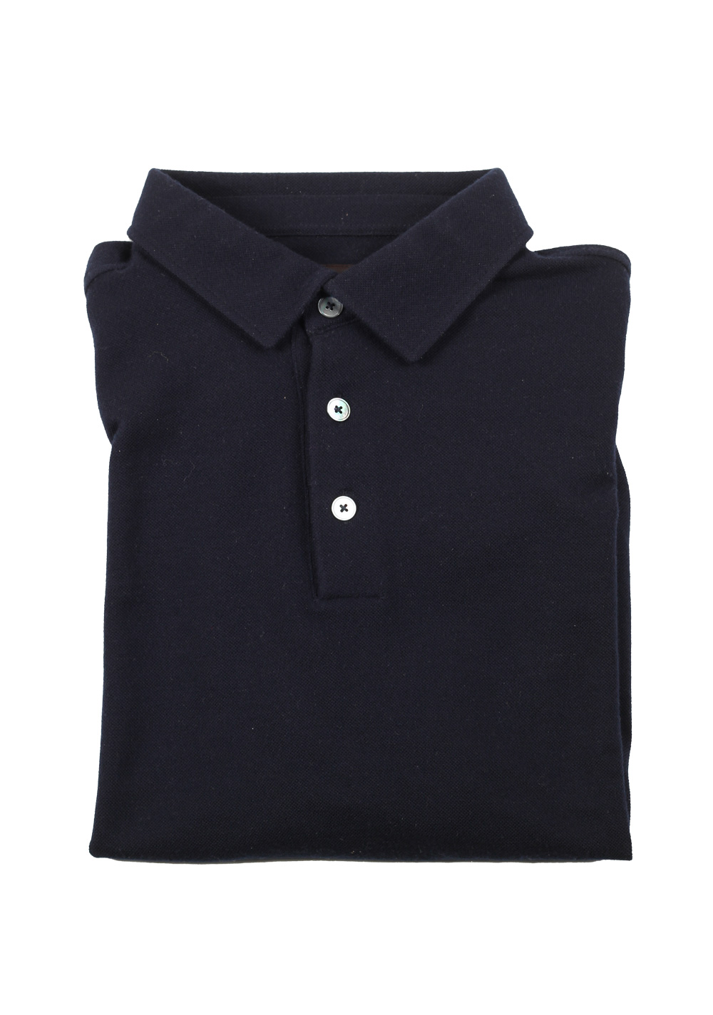 Zegna 12Milmil12 Blue Short Sleeve Polo Shirt Size 48 / 38R U.S. | Costume Limité