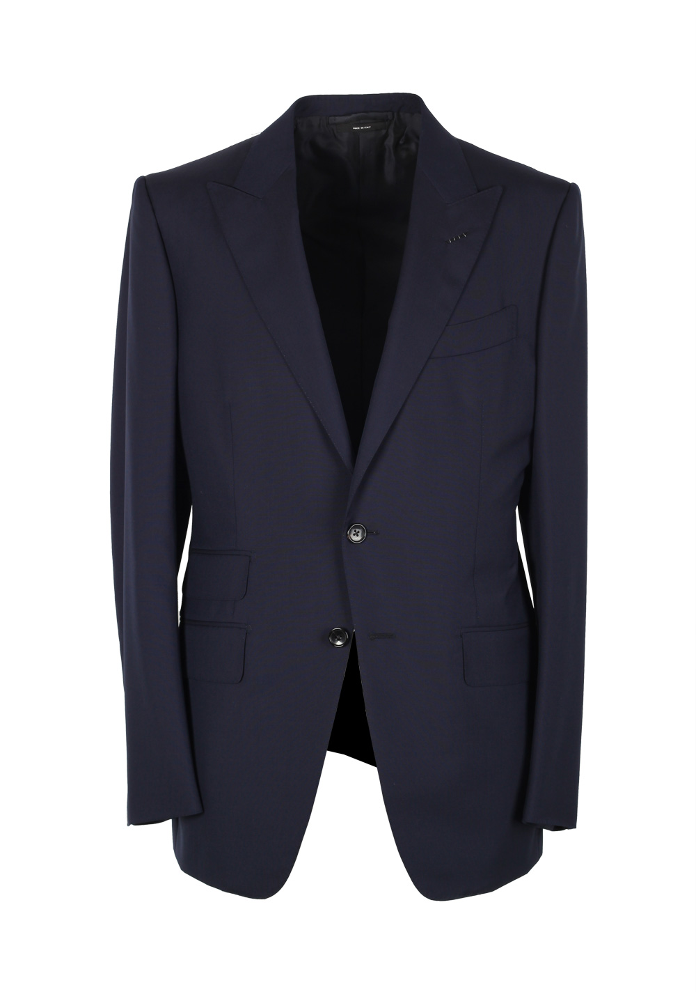 TOM FORD O’Connor Blue Solid Sport Coat Size 56 / 46R U.S. Fit Y | Costume Limité