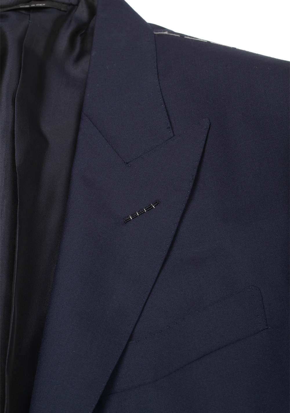 TOM FORD O’Connor Blue Solid Sport Coat Size 56 / 46R U.S. Fit Y | Costume Limité