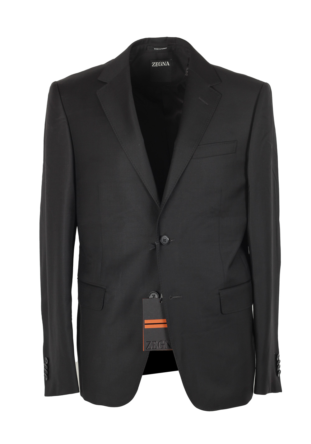 ZEGNA Signature Tailored Black Suit | Costume Limité