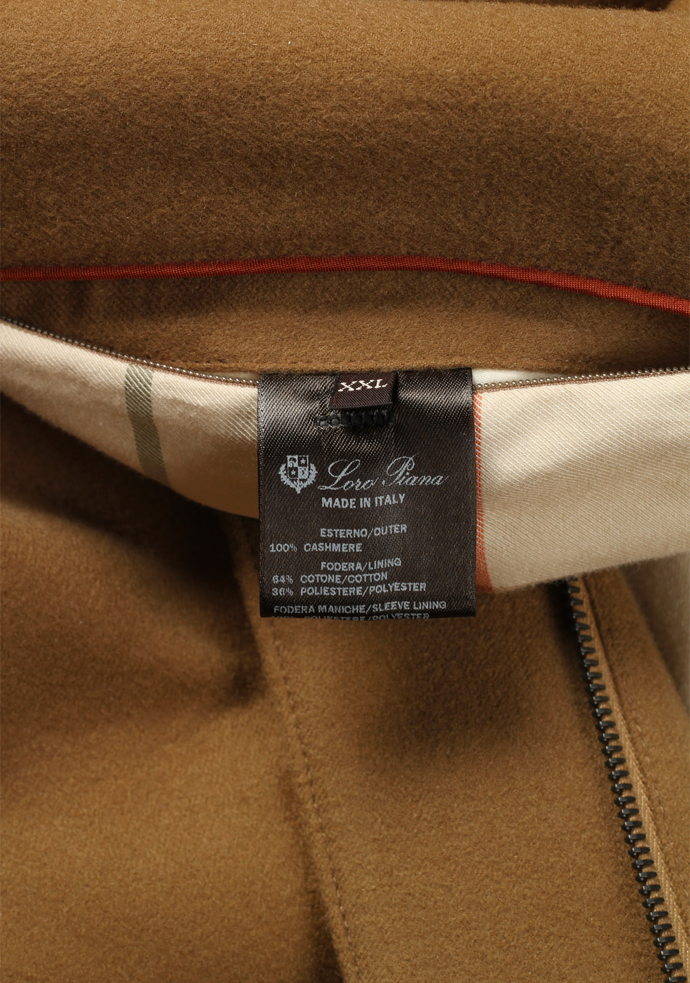 Loro Piana Beige Cashmere  Sebring Jacket Coat Size XXL / 58 / 48R U.S. | Costume Limité