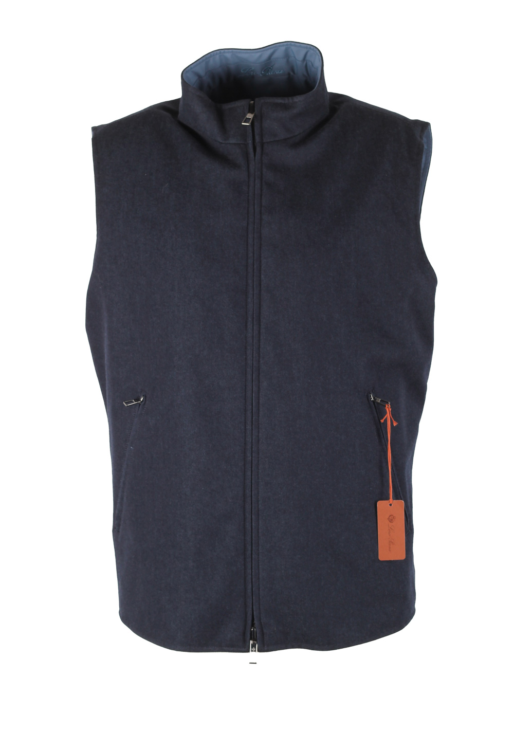 Loro Piana Blue Reversible Vest Size Medium / 50 IT / 40R U.S. | Costume Limité