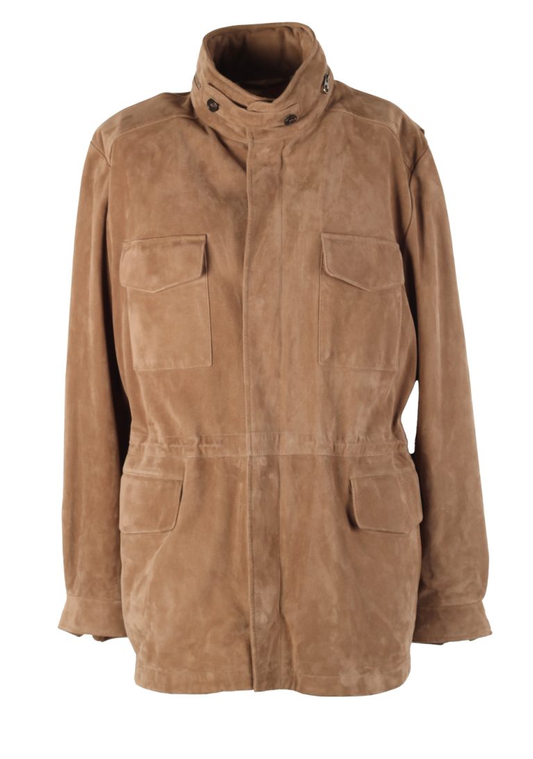 Loro Piana Brown Suede Traveller Jacket Coat - thumbnail | Costume Limité