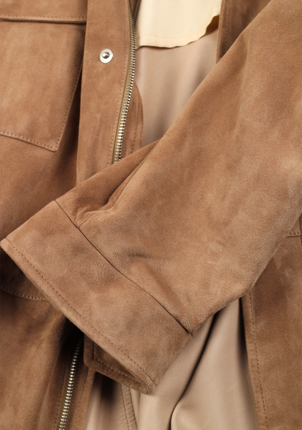 Loro Piana Brown Suede Traveller Jacket Coat | Costume Limité