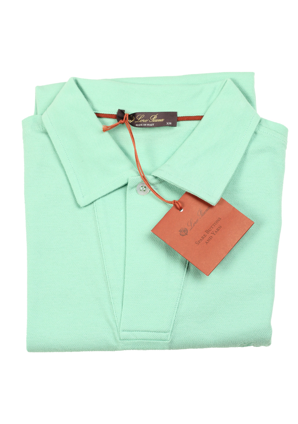 Loro Piana Solid Turquoise Cotton Polo | Costume Limité