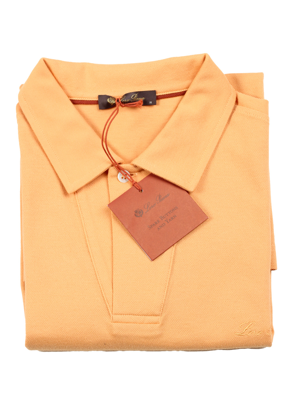 Loro Piana Solid Salmon Cotton Polo | Costume Limité