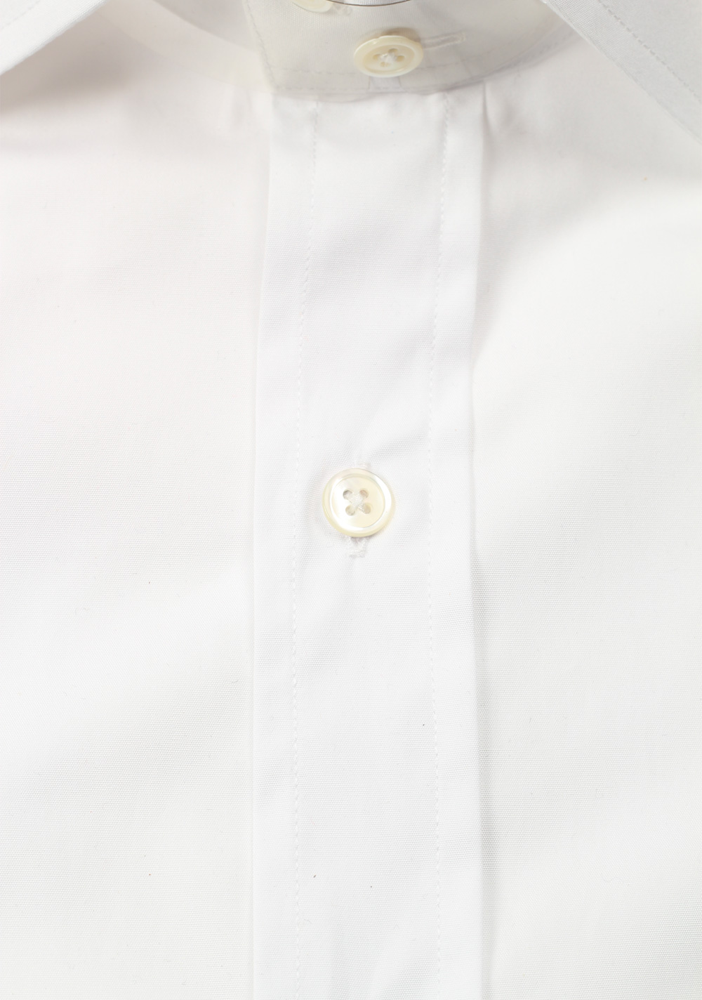 Limité Solid White Signature Shirt With Barrel Cuffs | Costume Limité