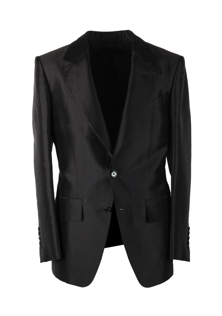 TOM FORD Shelton Black Silk Sport Coat Size 46 / 36R U.S. - thumbnail | Costume Limité