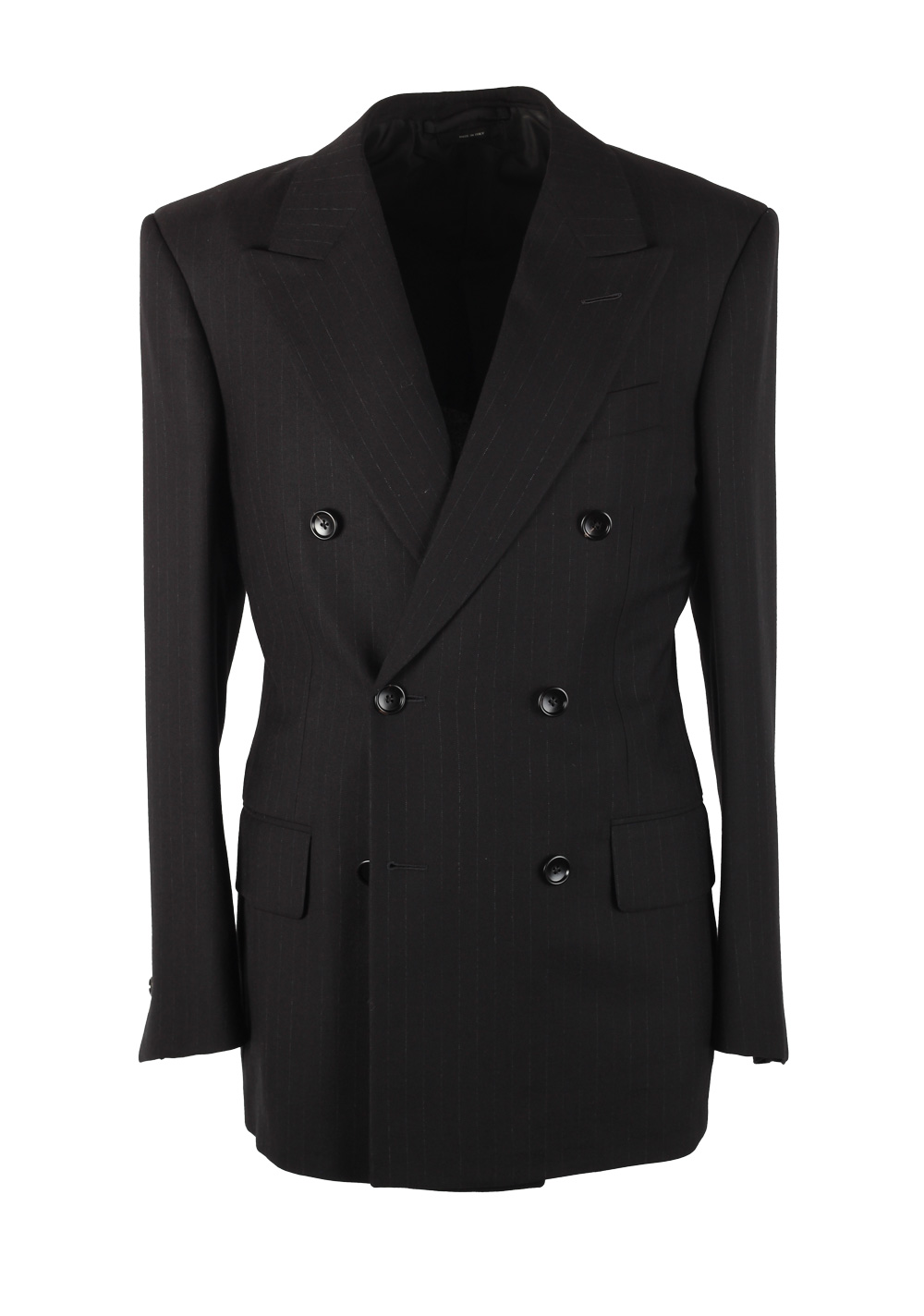 TOM FORD Cooper Black Double Breasted Sport Coat Size 46 / 36R U.S. | Costume Limité