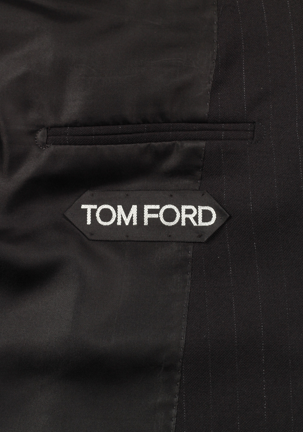 TOM FORD Cooper Black Double Breasted Sport Coat Size 46 / 36R U.S. | Costume Limité