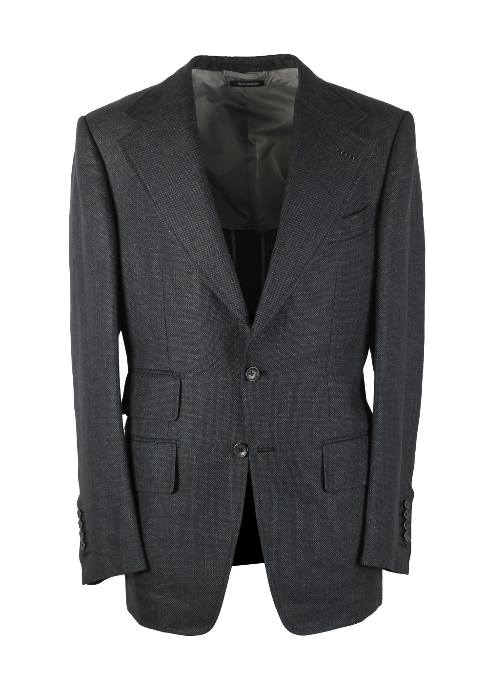 TOM FORD Wetherby Gray Suit Size 48 / 38R U.S. Base T | Costume Limité