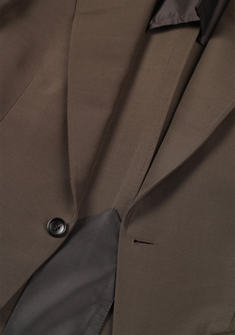 TOM FORD New Spencer Solid Grayish Brown Suit Size 46 / 36R U.S. | Costume Limité