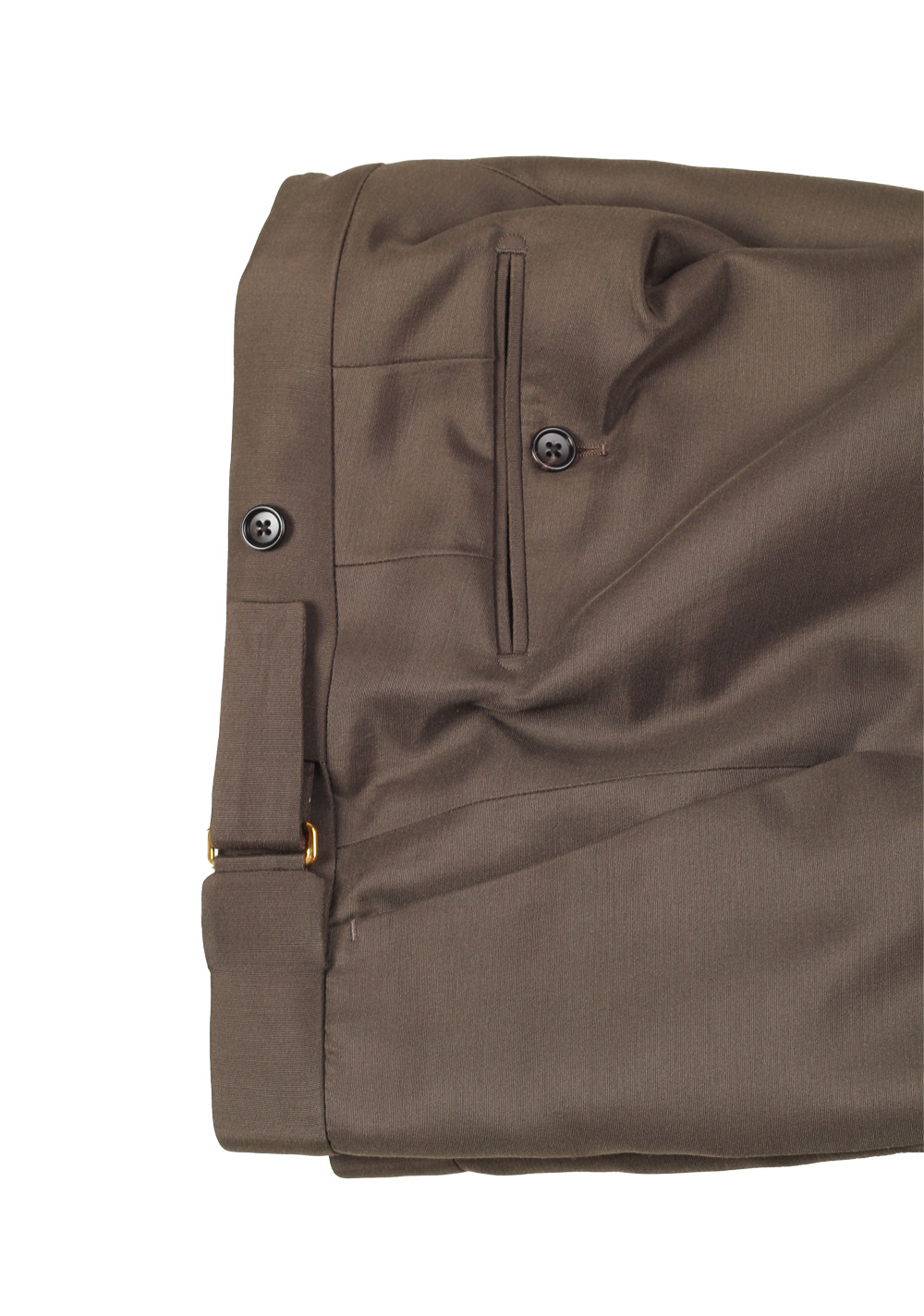 TOM FORD New Spencer Solid Grayish Brown Suit Size 46 / 36R U.S. | Costume Limité