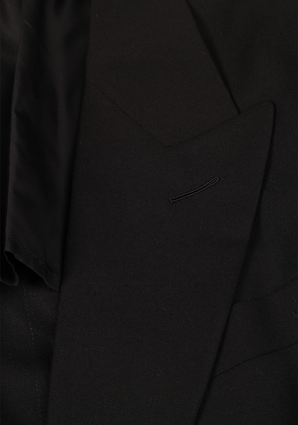 TOM FORD Cooper Double Breasted Solid Black Suit Size 46 / 36R U.S. | Costume Limité