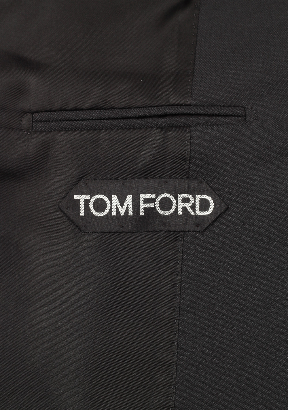 TOM FORD Cooper Black Double Breasted Sport Coat Size 46 / 36R U.S. | Costume Limité