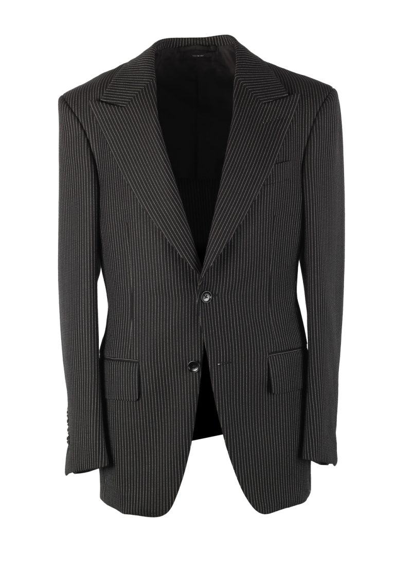 TOM FORD Cooper Striped Black Sport Coat Size 46 / 36R U.S. - thumbnail | Costume Limité