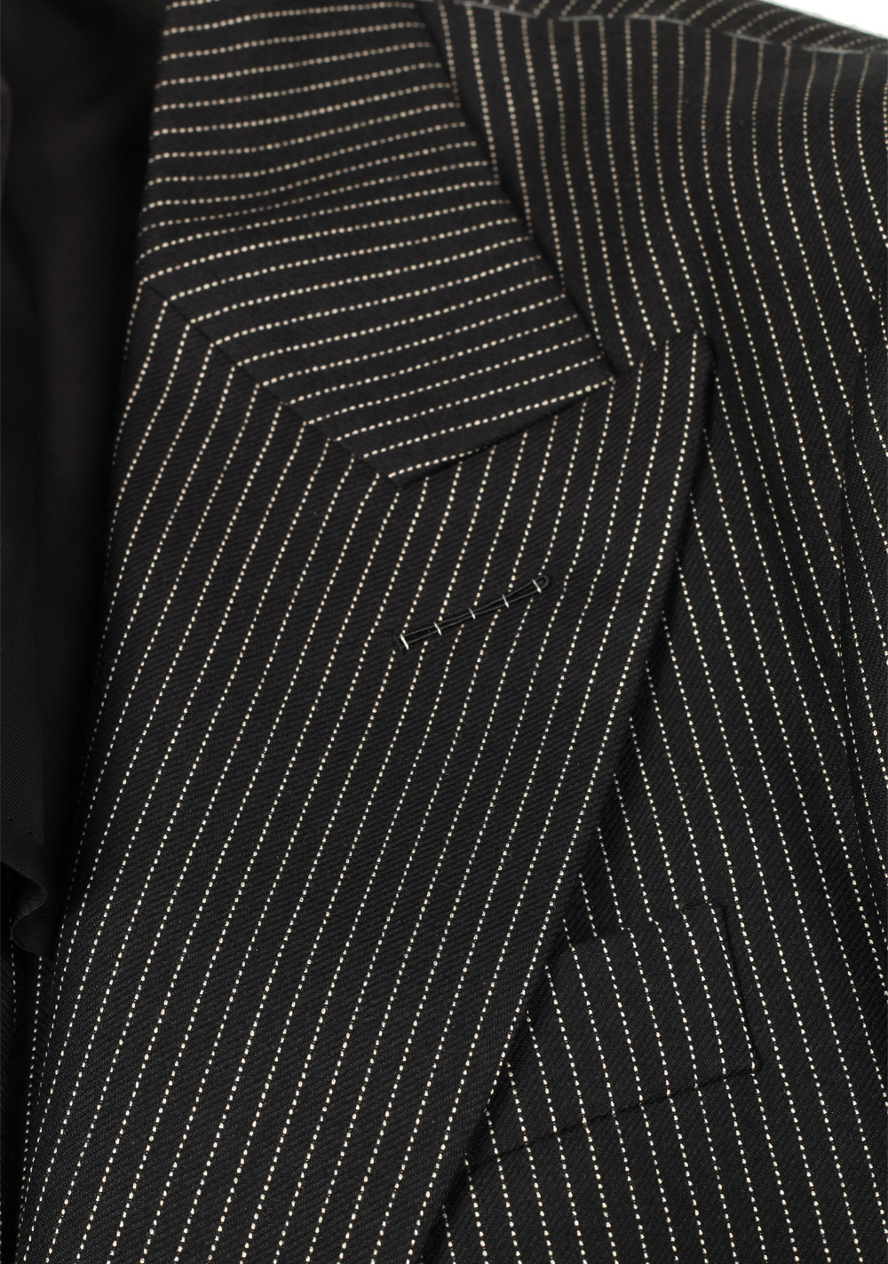 TOM FORD Cooper Striped Black Sport Coat Size 46 / 36R U.S. | Costume Limité