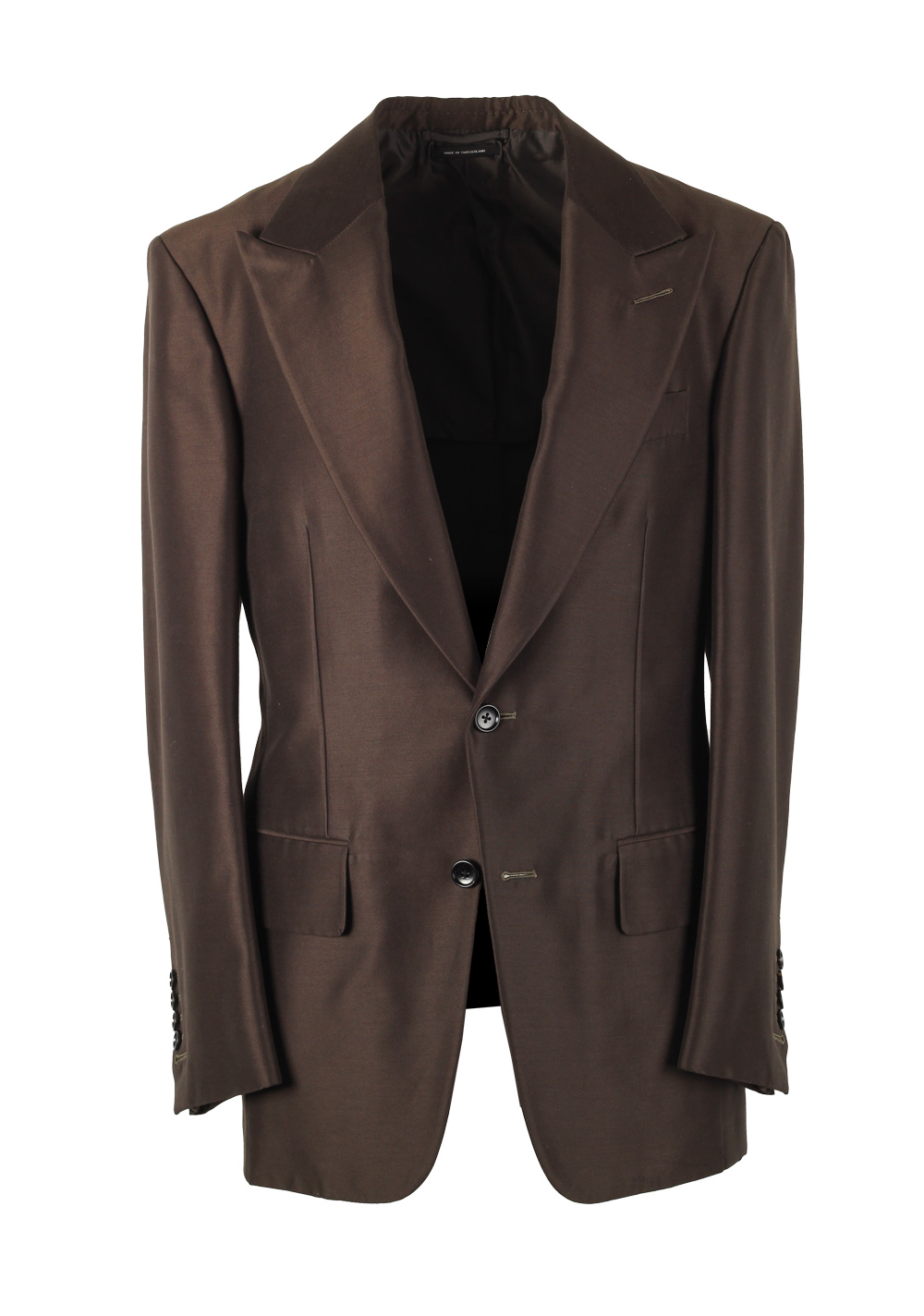 TOM FORD Cooper Brown Sport Coat Size 46 / 36R U.S. | Costume Limité