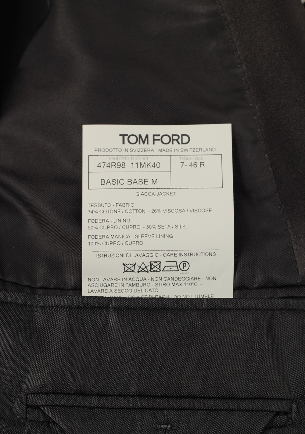 TOM FORD Basic Base M Tuxedo Dinner Jacket Size 46 / 36R U.S. | Costume Limité