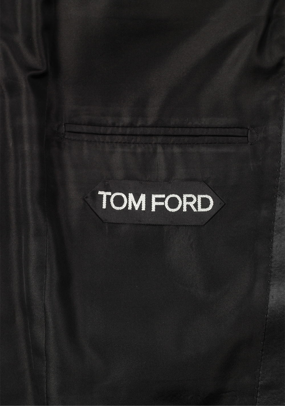 TOM FORD Atticus Black Silver Tuxedo Dinner Jacket Size 46 / 36R U.S. | Costume Limité