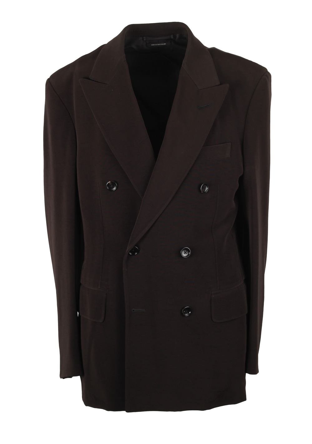 TOM FORD Cooper Brown Double Breasted Sport Coat Size 46 / 36R U.S. | Costume Limité