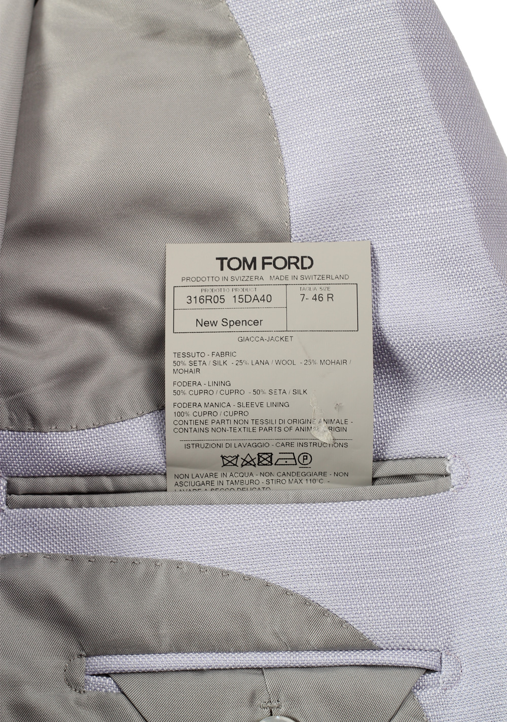 TOM FORD New Spencer Blue Sport Coat Size 46 / 36R U.S. | Costume Limité