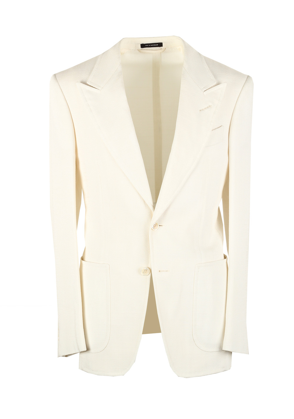 TOM FORD Atticus Off White Sport Coat Size 46 / 36R U.S. | Costume Limité