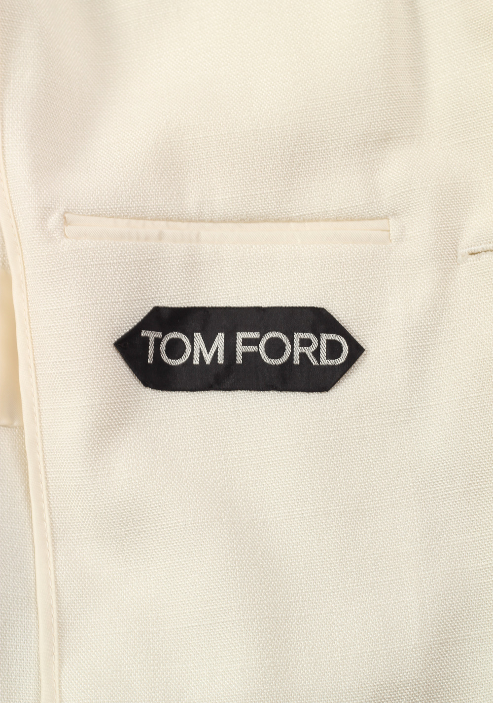 TOM FORD Atticus Off White Sport Coat Size 46 / 36R U.S. | Costume Limité