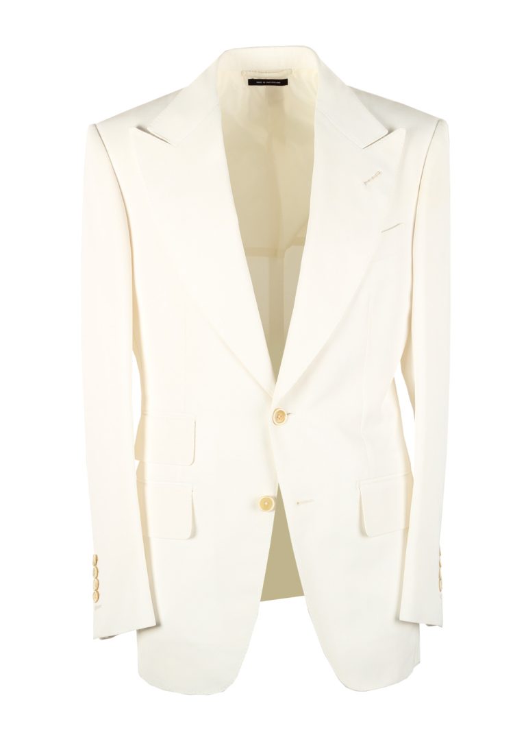 TOM FORD Atticus White Sport Coat Size 46 / 36R U.S. - thumbnail | Costume Limité