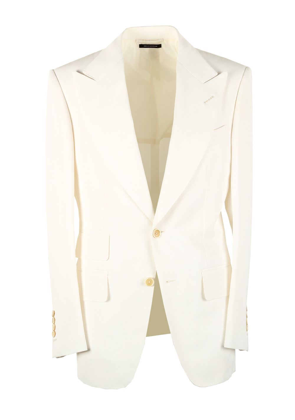 TOM FORD Atticus White Sport Coat Size 46 / 36R U.S. | Costume Limité