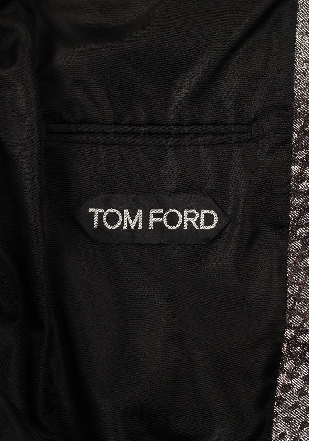 TOM FORD Atticus Silver Tuxedo Dinner Jacket Size 46 / 36R U.S. | Costume Limité