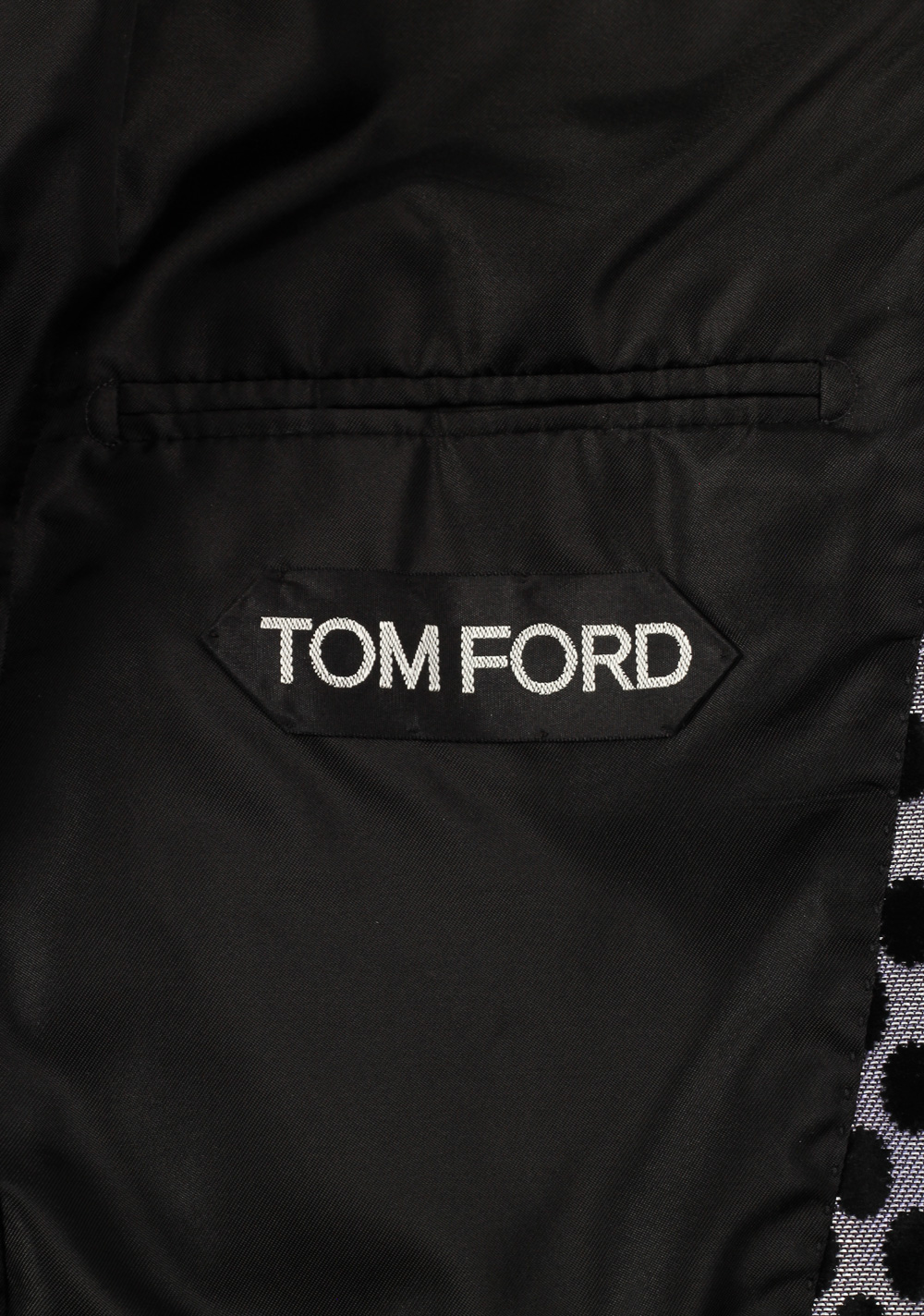 TOM FORD New Spencer Black Silver Sport Coat Size 46 / 36R U.S. | Costume Limité