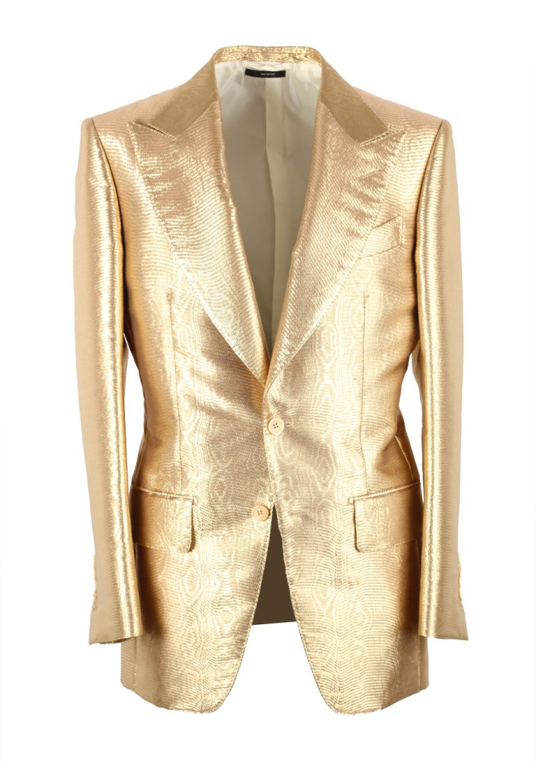 TOM FORD Atticus Gold Sport Coat Size 46 / 36R U.S. - thumbnail | Costume Limité